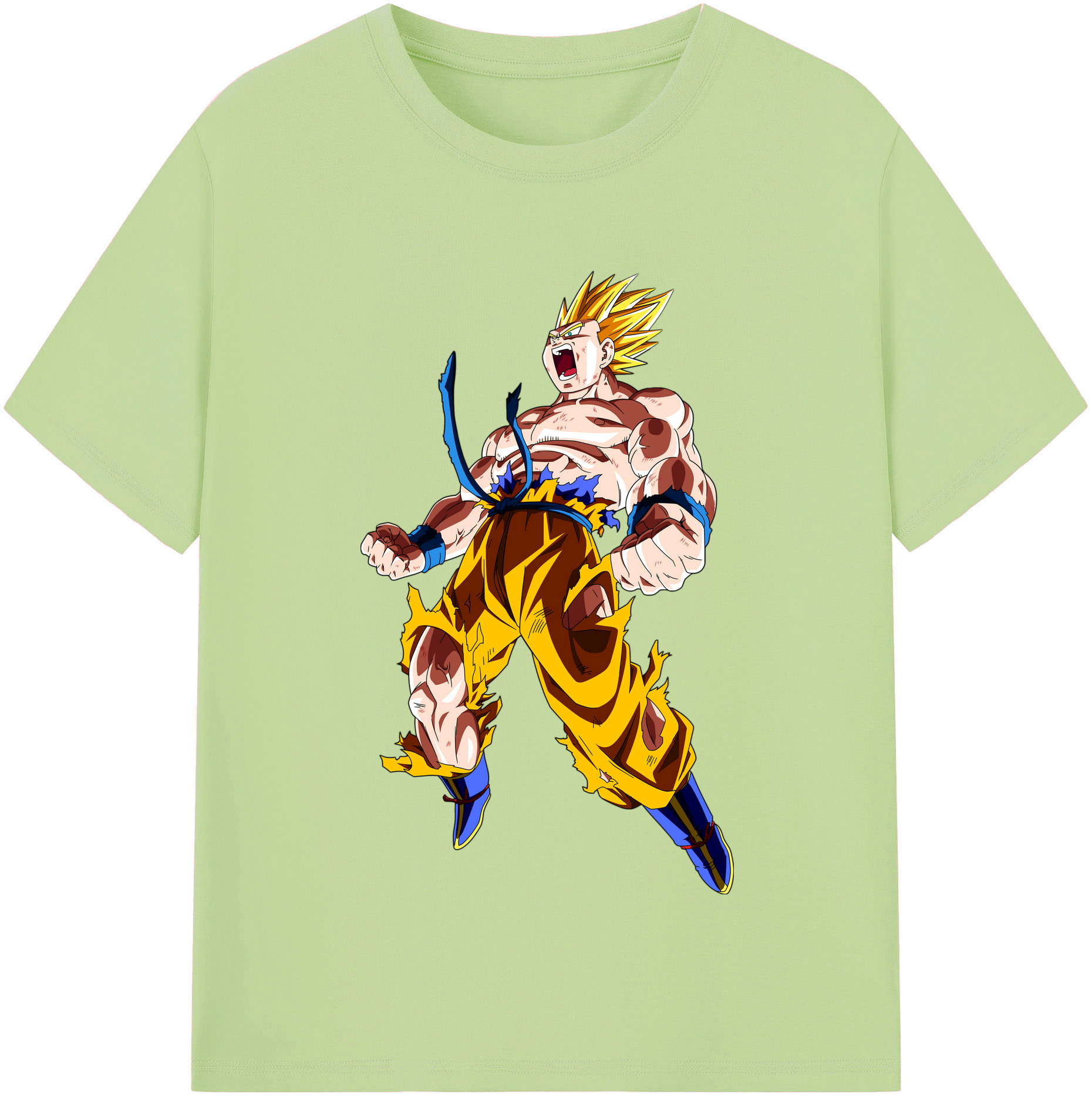 （画像用） ドラゴンボール 孫悟空（そん ごくう）Son Goku カカロット DRAGON BALL Kakarotto 綿100％半袖Tシャツ（フロントプリント）